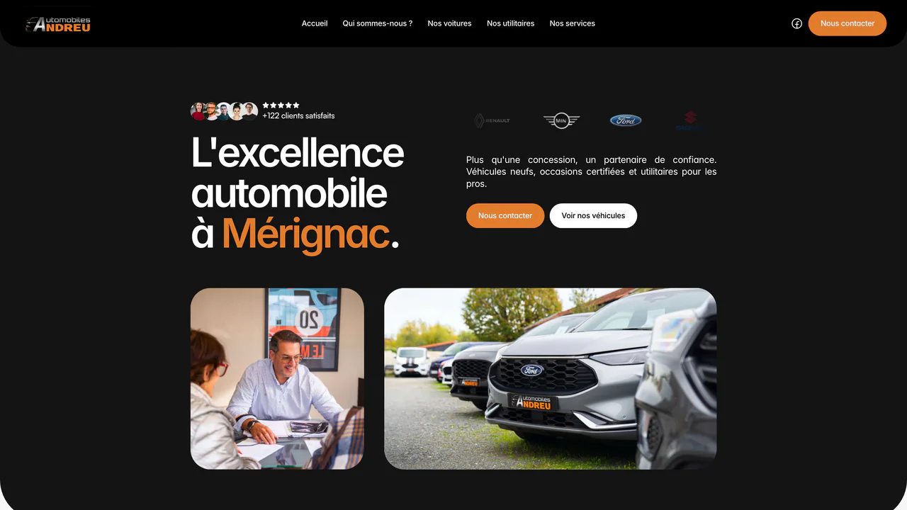 Hero du site Automobiles Andreu