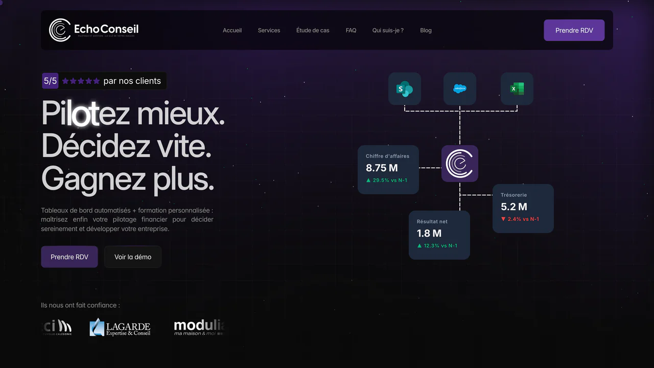 Hero du site Echo Conseil